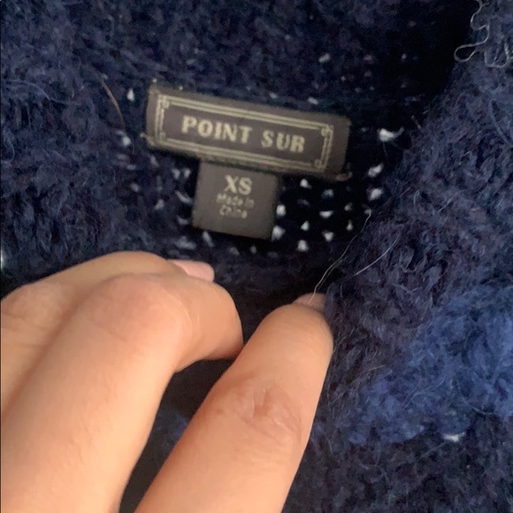 Jcrew wool point sur knit sweater Sz xs - Picture 4 of 4